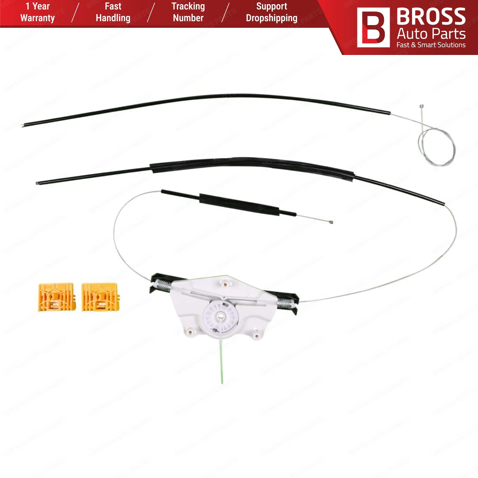 Bross автозапчасти BWR325 электрическая мощность регулятор окна Ремонтный комплект