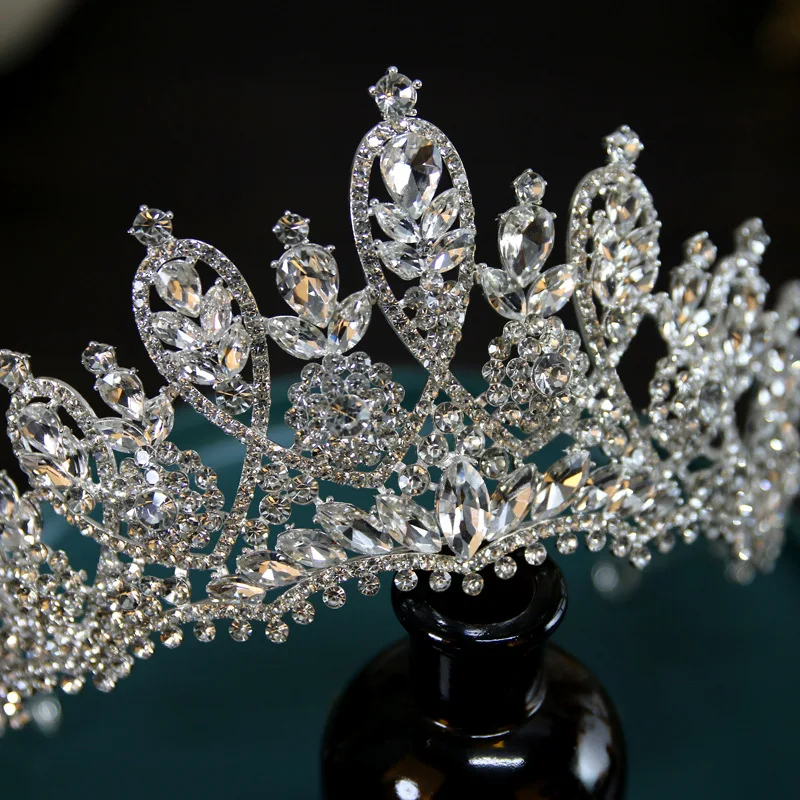 Свадебные диадемы аксессуары для волос роскошные свадебные короны с полным