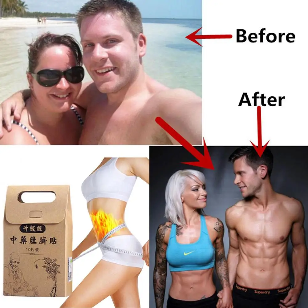 

10Pcs Slimming Patch Natural Herbal Essence Fat Burn Slim Products Body Belly Waist Losing Weight Cellulite Slimming Sticker