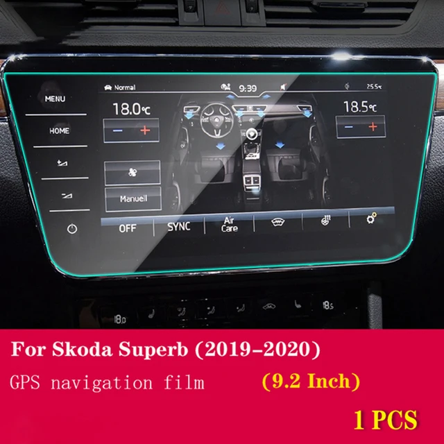 

Для Skoda Superb 2018-2023 Навигационный дисплей высокой четкостиЗащитная пленка из закаленного стекла Автосалон Автомобильные аксессуары