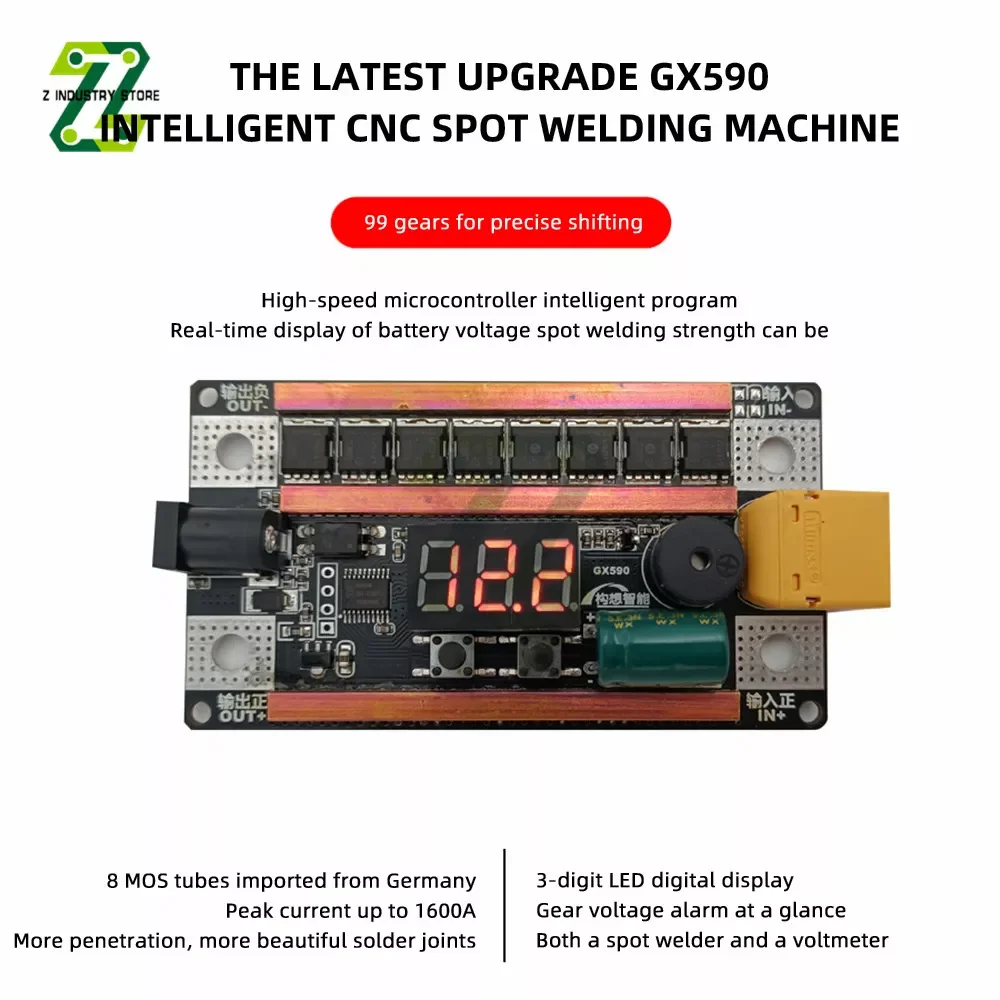 

Сварочный аппарат для точечной сварки, комплект «сделай сам», портативная батарея 12 В, аппарат для точечной сварки печатных плат, оборудова...