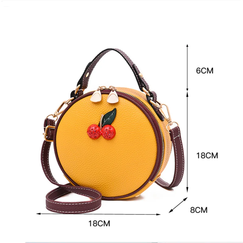 

Summer fashion womens bag cherry shape shoulder bag Girl messenger bag personality fashion Cherry shape Crossbody small bags
