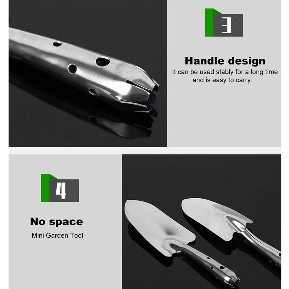 Мини-лопата садовый инструмент с устойчивой к ржавчине стальной головкой для