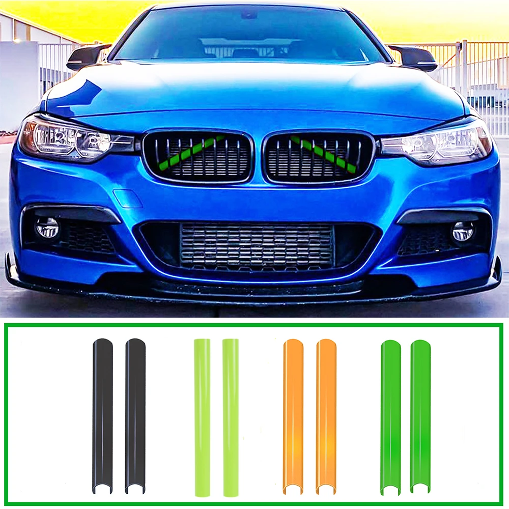 

Front Kidney Grille Cover Frame Trim Strips For BMW F20 F21 F22 F23 F30 F31 F32 F33 F44 F45 1 2 3 4 Series M Sport Style Sticker