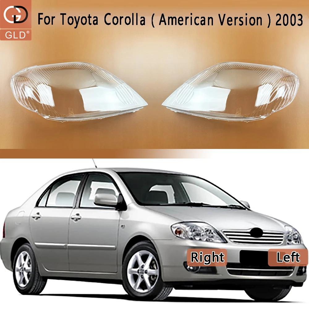 Для Toyota Corolla (американская версия) 2003 крышка фары прозрачный корпус лампы из
