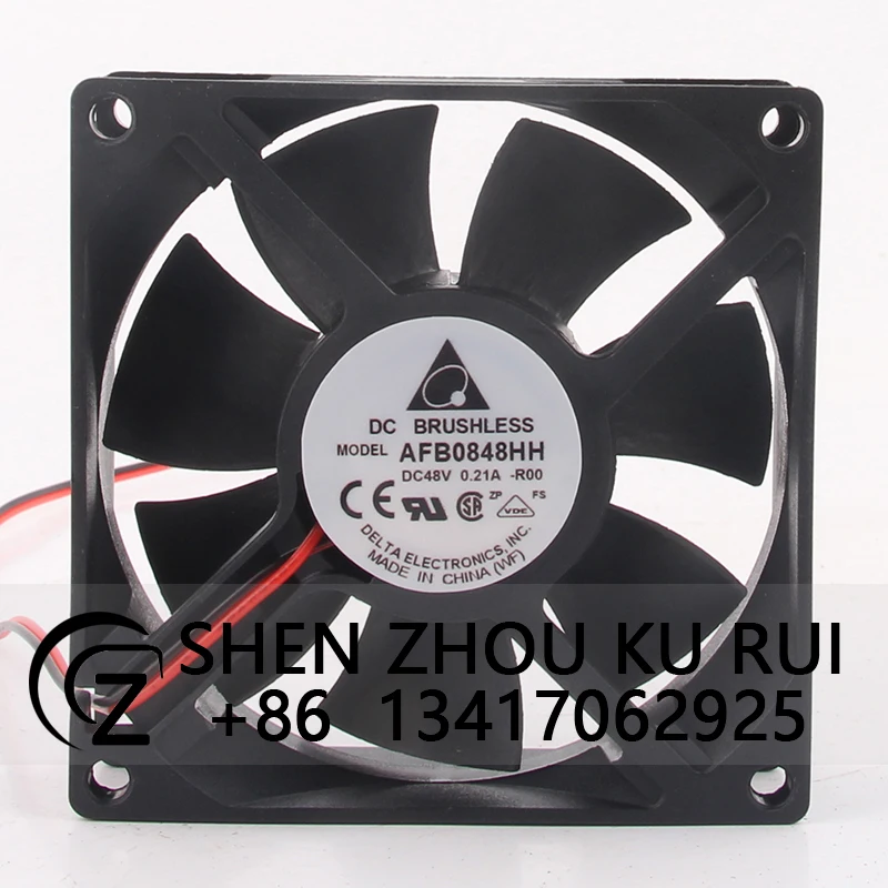 Двойной шарикоподшипник для Delta AFB0848HH 80*80*25 мм 48 В 8025 а 8 см, вентилятор охлаждения инвертора