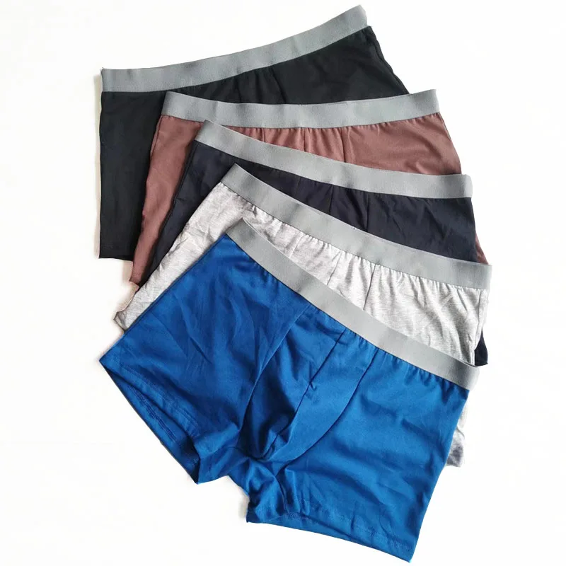 Underwear Male Cotton Boxer Casual  Breathable Underpants Comfortable Shorts