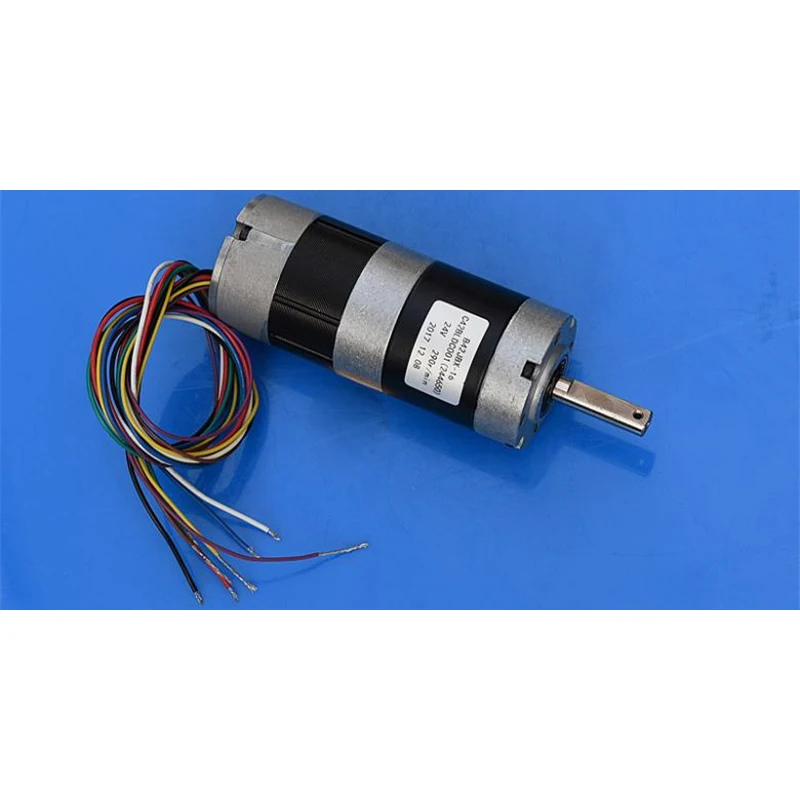 3-фазный бесшумный двигатель планетарного редуктора с большим крутящим моментом, 1 Н · м, 300 об/мин, 24 В постоянного тока