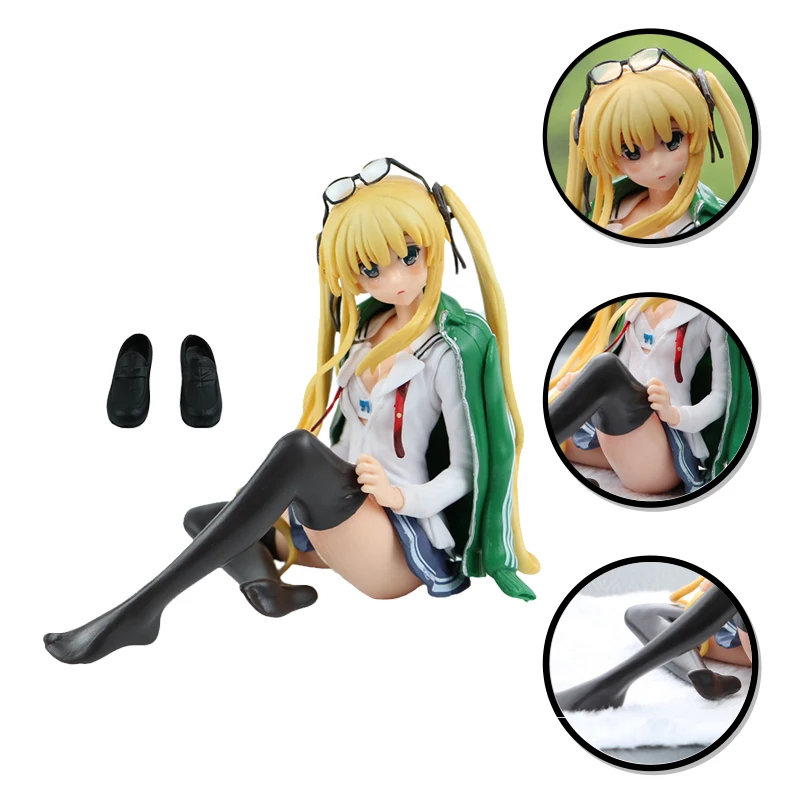 

16CM Anime The Cultivating Way Eriri Spencer Sawamura Toys Sitting In Uniform Model Dolls Gift Figure PVC Collection Ornament