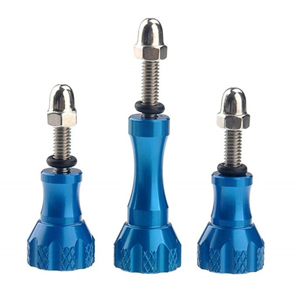 

3pcs CNC Aluminum Stainless Steel Thumb Knob Bolt Nut Kit For GoPr/o Hero 8/7/6/5/4/3 High Quality Accessories