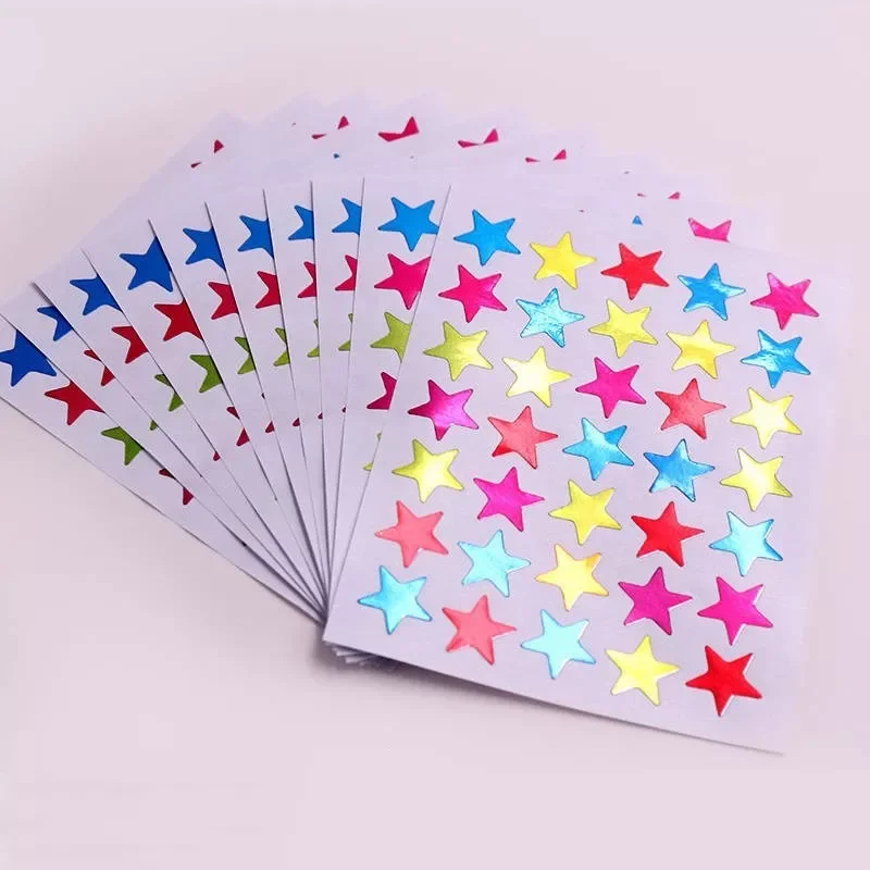 

10sheets/set Diary Notebook Decor Sticker Parents Teachers Praise Label Award Star Love Sticker for Baby Children Students