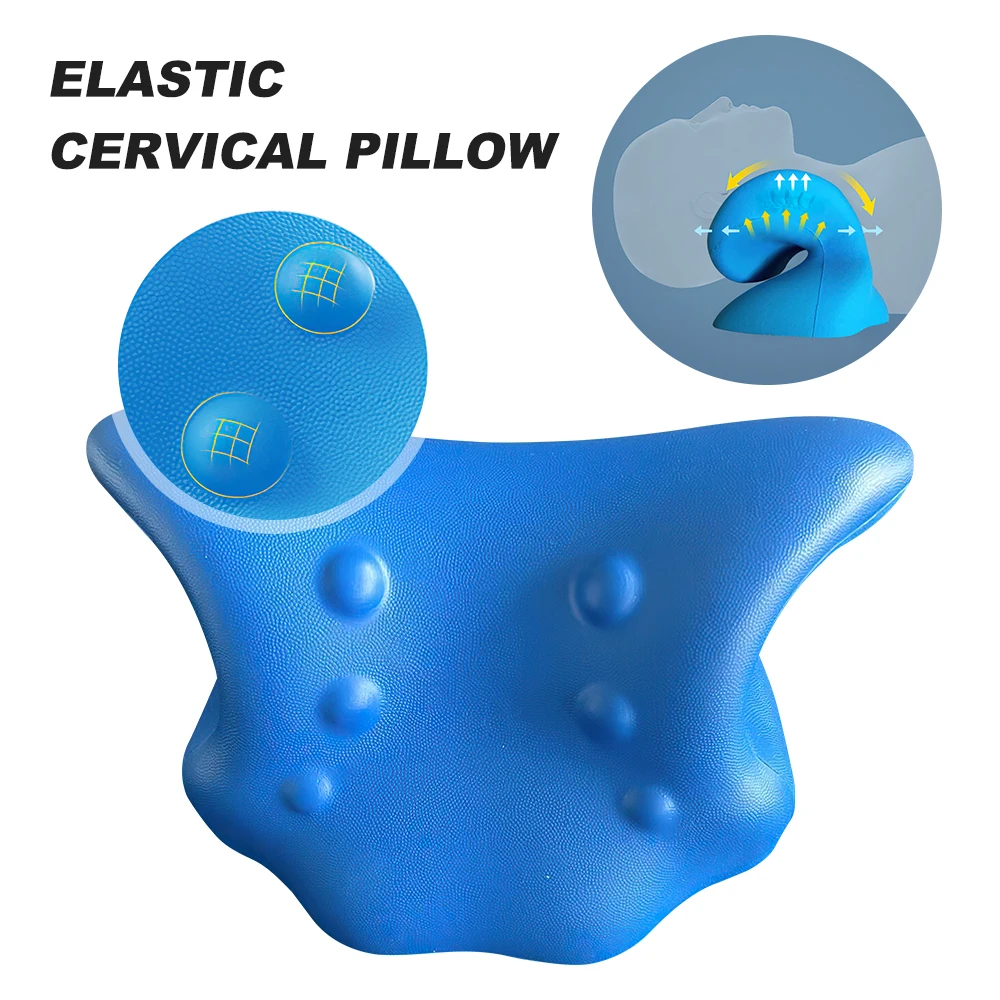 

Выпрямитель для шеи и плеч, Массажная подушка для облегчения боли, для выравнивания шейного отдела позвоночника, хиропрактика