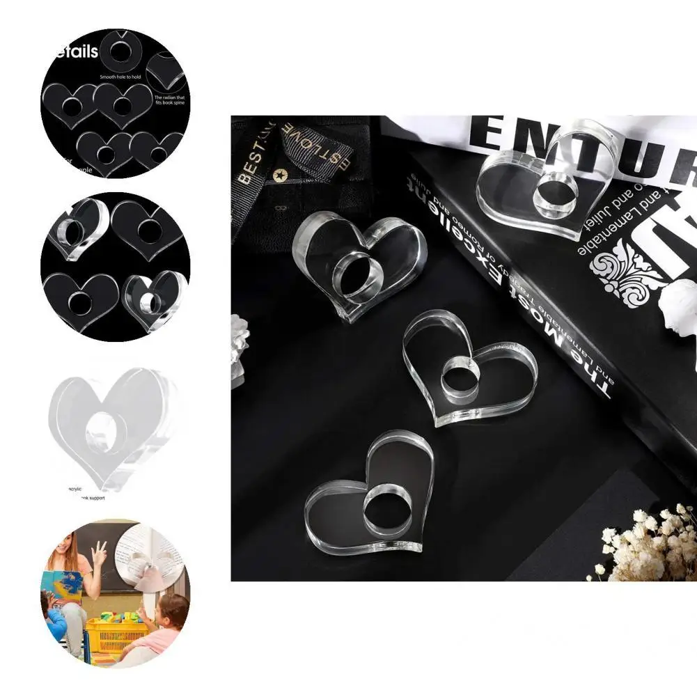 

Modern Acrylic Thumb Finger Page Holder Thumb Bookmark Lightweight Multi-functional