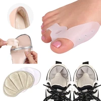 2pc unisex heel protector insoles for sneakers heel liner grips protector sticker pain relief patch foot care tool hallux valgus