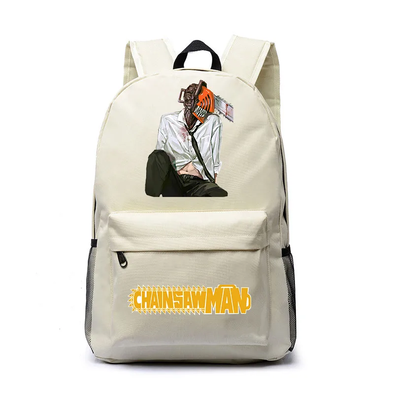 

Chainsaw Man Teen Student School Bag Casual Bag Various Colors Children's Backpack Boys Girls Bag Animated Printing Bag