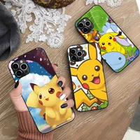 pokemon pikachu ash ketchum phone case for iphone 13 12 11 pro mini xs max 8 7 plus x se 2020 xr silicone soft cover