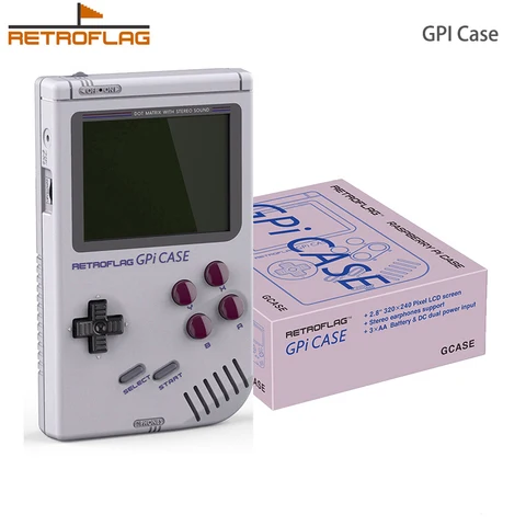 Retroflag GPi чехол Игровой Набор для Raspberry Pi Zero W Card, медные радиаторы для RPI Zero с безопасным Shutdow