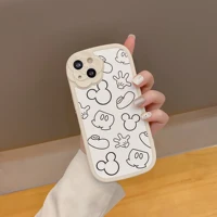 disney mickey mouse creative all inclusive lens phone cases for iphone 13 12 11 pro max xr xs max x couple anti drop soft cover