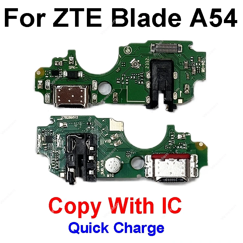 Фото Док-станция для зарядного устройства USB для ZTE Blade A31 33S 34 35 51 52 53 54 55 71 72 73 4G 5G Гибкий кабель USB-порта для зарядки Гибкий ленточный разъем №3