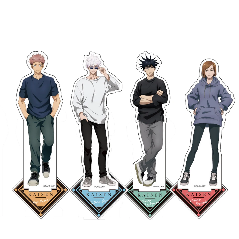 

Jujutsu Kaisen Gojo Satoru Fushiguro Megumi Kugisaki Nobara Acrylic Figure Stand Figure Brinquedos Kids Gift Toy 1809