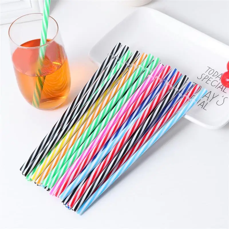 

25PCS Drinking Straws for Kids Drinking Straws Cleaning Brush Colored Straws Thick Straws Drinking Straws for Cocktails