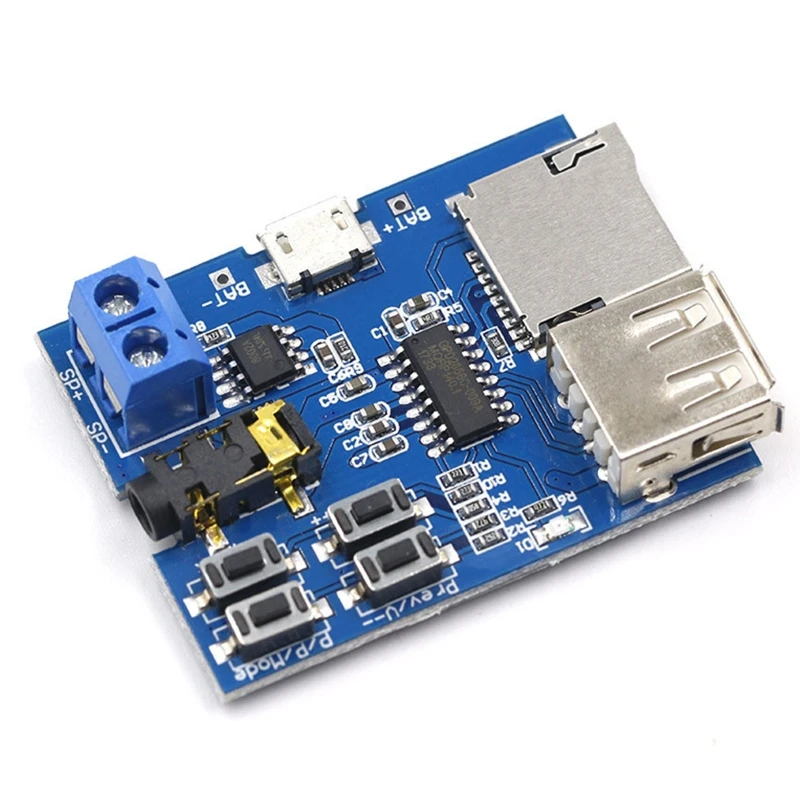

MP3 Lossless Decod Board Module TFCard U Disk Decoding Player Built-in Amplifier