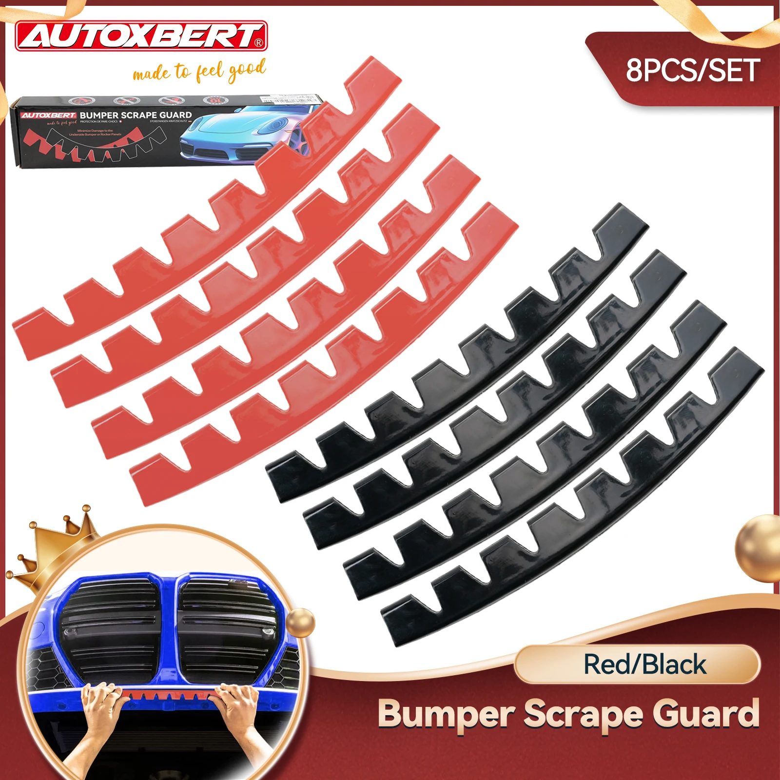 8 шт. передний и задний бампер для Audi A3 A4 B8 B6 A6 C6 A5 B7 Q5 C5 8P Q7 TT C7 A1 Q3 S3 A7 A8