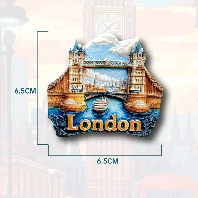 

Магнит на холодильник Лондон Thames Bridge BearPaw