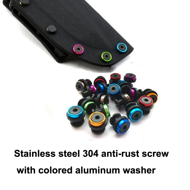 7 5 мм x черный цвет Kydex кобура SUS304 винты ножны для ножа chicago винт подходит Tek lok