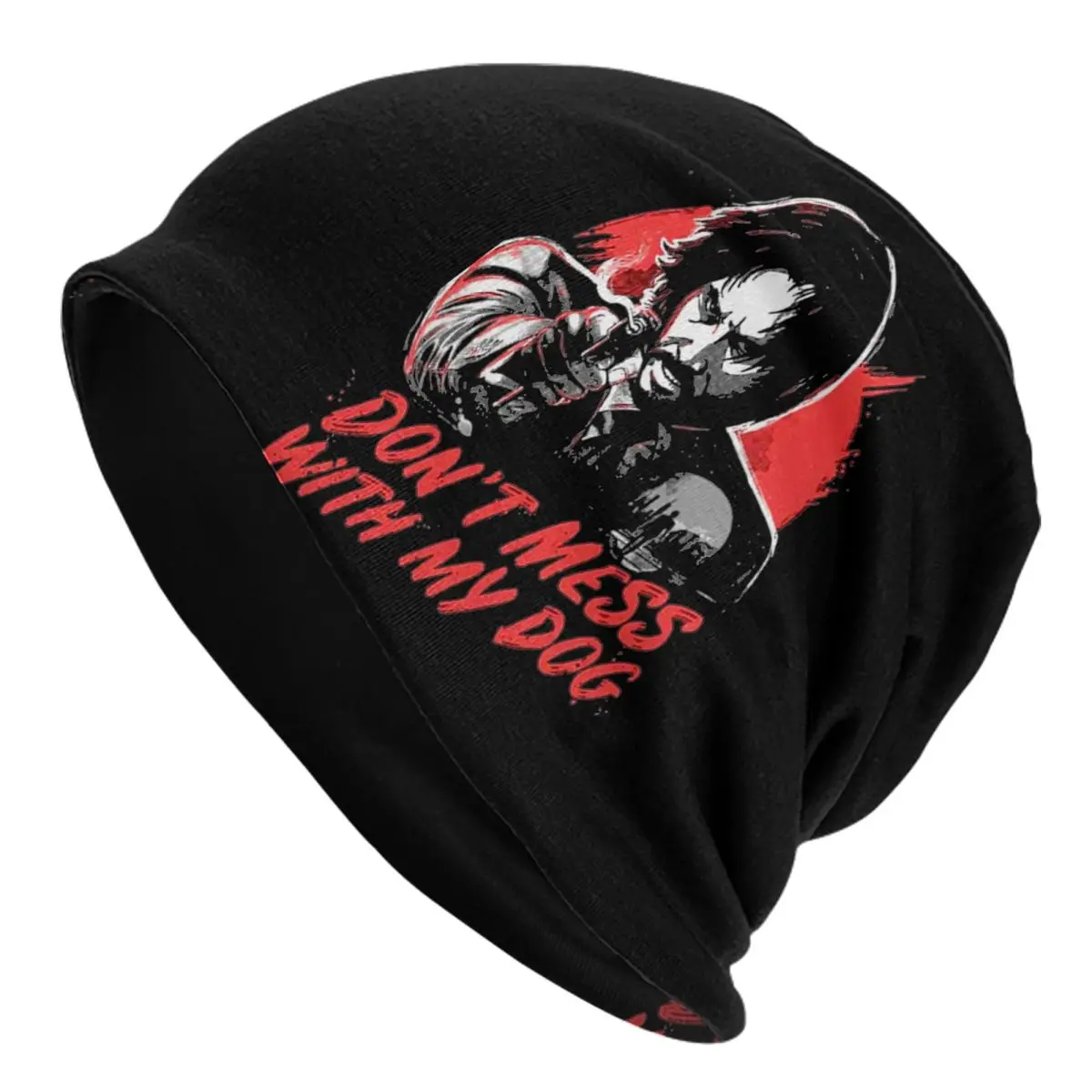 

Вязаная шапка John Wick с изображением фильмов, повседневные лыжные шапочки, облегающие шапки, теплые эластичные шапки для мужчин и женщин