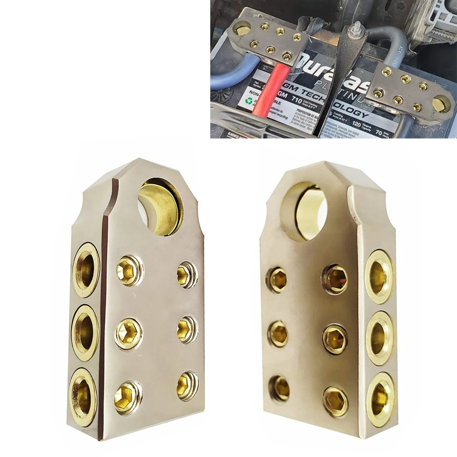 

1 пара автомобильная аудио Модифицированная батарея Разъем свинцово-кислотная батарея клеммный разъем