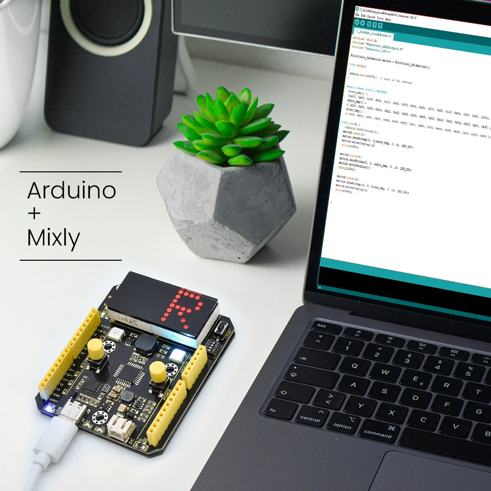 Keyestudio Max Atmega328p Development Board Integrates CP2102 Compatible With Arduino UNOR3 For DIY STEM Programming