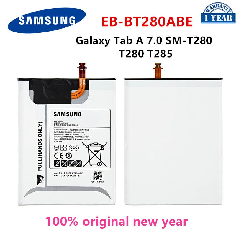 

SAMSUNG Orginal Tablet EB-BT280ABE 4000mAh Battery For Samsung Galaxy Tab A 7.0 SM-T280 T280 T285 Tablet Battery