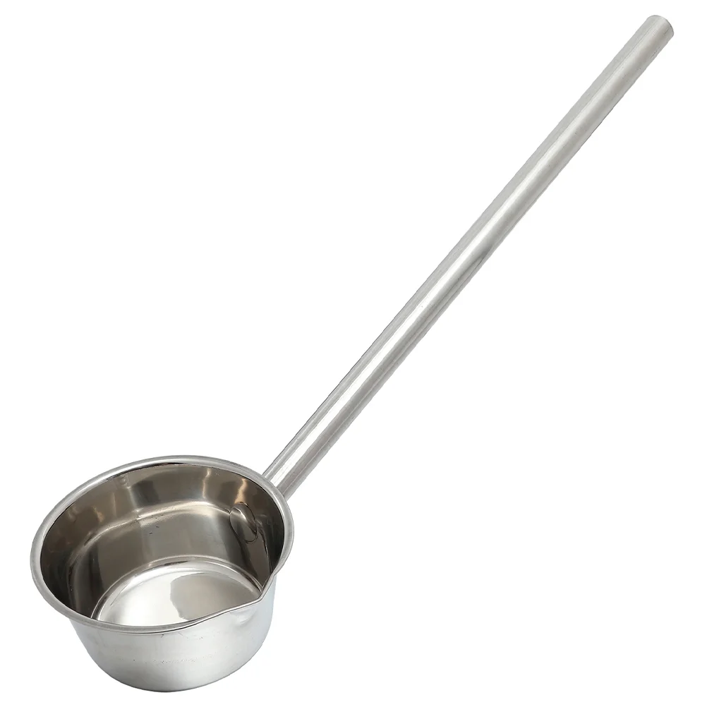 

Water Ladle Metal Serving Spoons Bath Rinse Cup Multipurpose Soup Scoop Stainless Steel Garden Watering Spoon Bath Ladle Dipper
