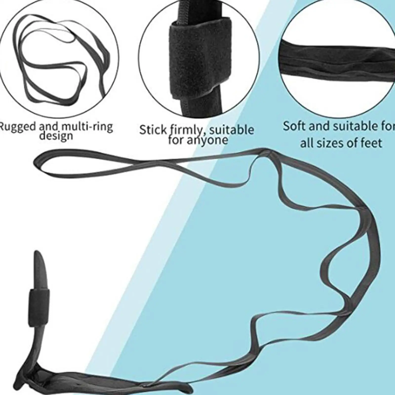 

Yoga Strap, Multi-Loop Strap, 6 Loops Yoga , Nonelastic for Physical , Pilates, Dance and Gymnastics