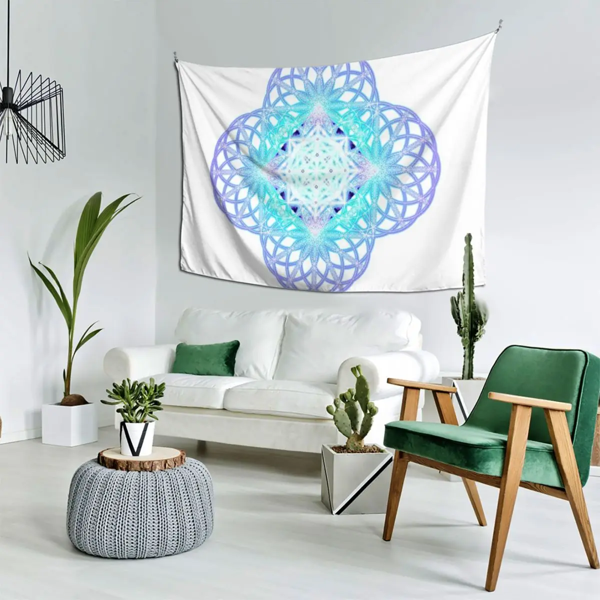 144 гобелен Kathara Lotus Monad эстетическое украшение декор комнаты