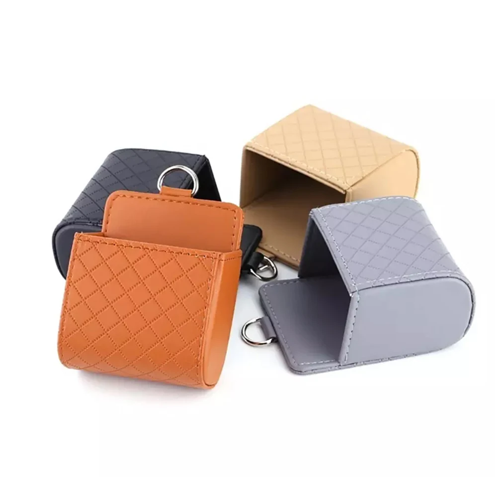 Шкатулка из овечьей кожи для автомобильного хранения автомобильный Органайзер