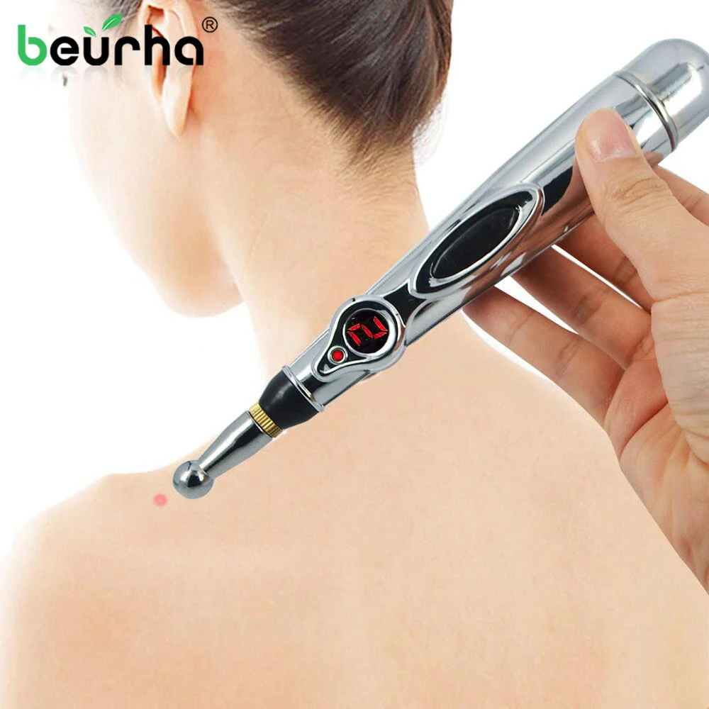 Электронная акупунктурная ручка электрическая лазерная терапия Массажная