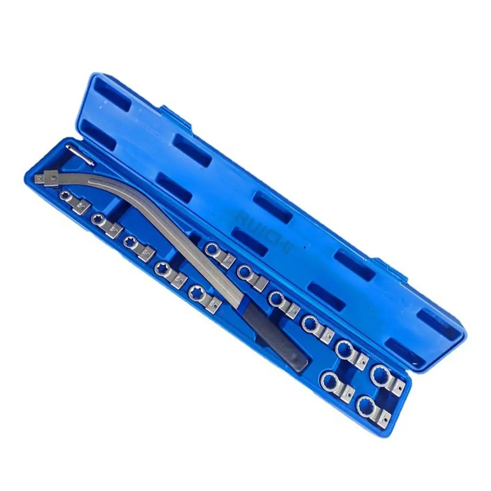 

15pcs Auxiliary Timing Idler Belt Wrench Engine Belt 12 Angle Screw Removal Tool Tensioner Pulley Wrench Set