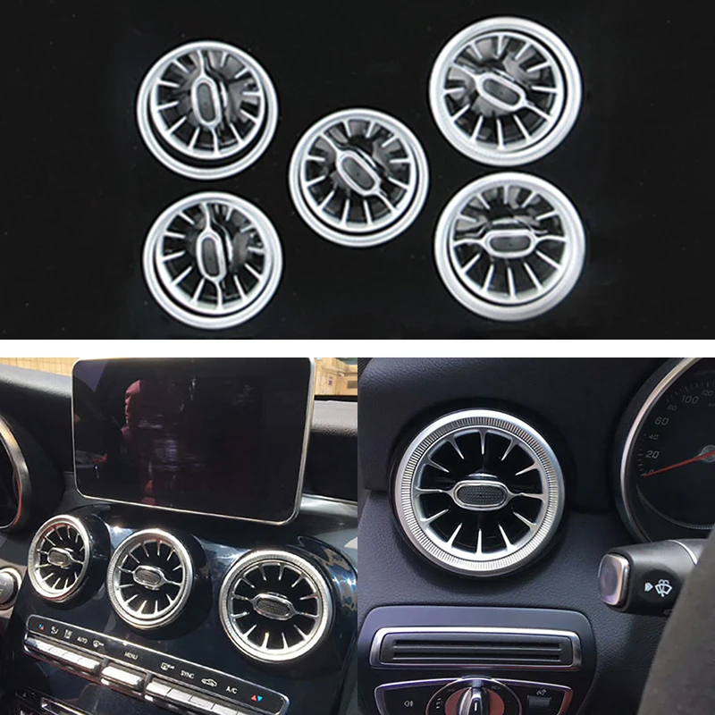 

Замена для Mercedes Benz C GLC Class W205 X253 2015-2019, передняя консоль кондиционера, вентиляционное отверстие, турбо стиль