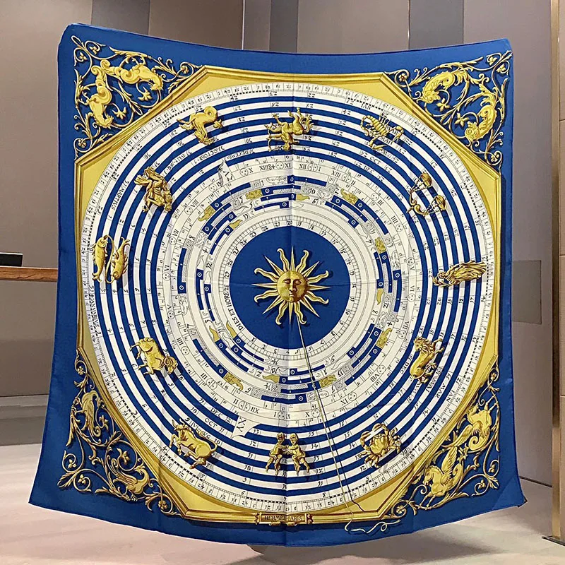 

Designer Cashmere Scarf Winter Warm Pashmina 140cm Silk Wool Square Scarf Printed Hijab Fashion Pareo Scarf Women Luxury 2023