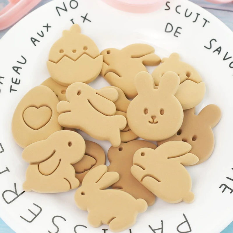 8 шт. форма для печенья с мультяшным пасхальным кроликом милый кролик цыпленок