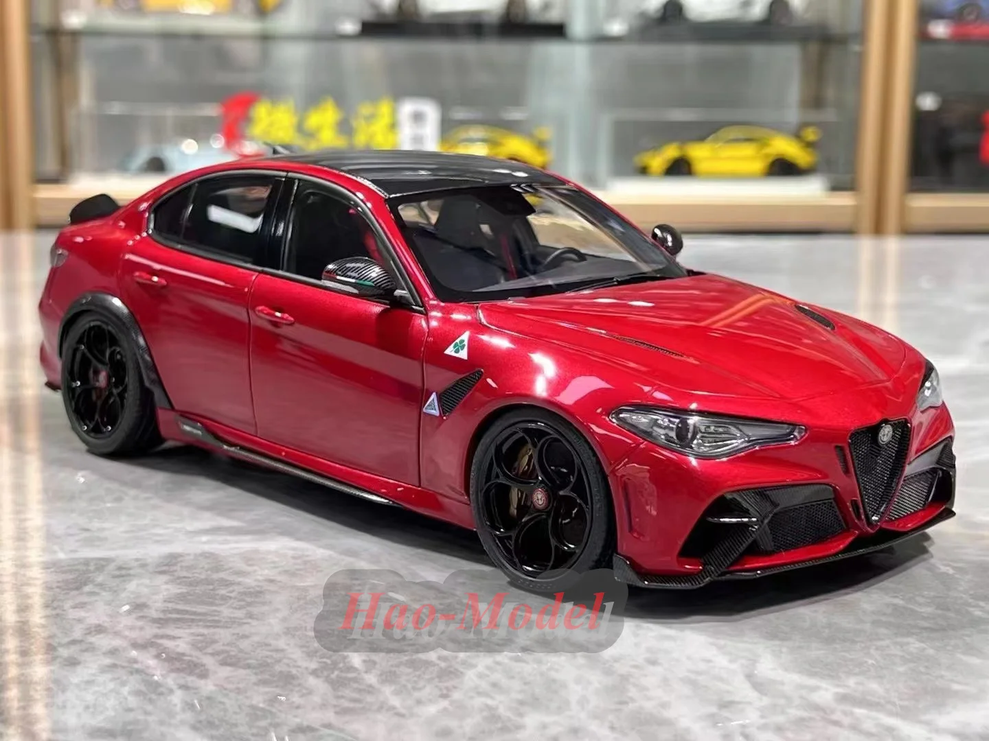 Модель автомобиля MH 1:18 для Alfa Romeo Giulia GTA литой под давлением детские игрушки