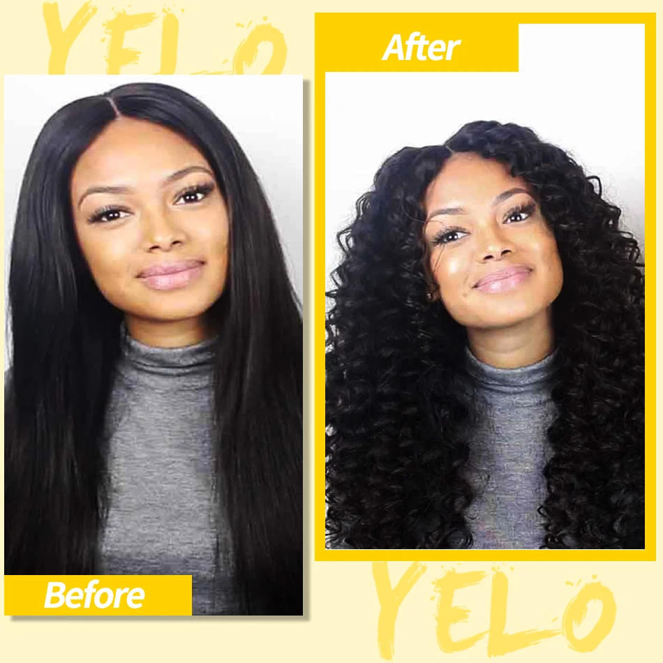 Рисунок 6 - Кудрявые прямые накладные человеческие волосы