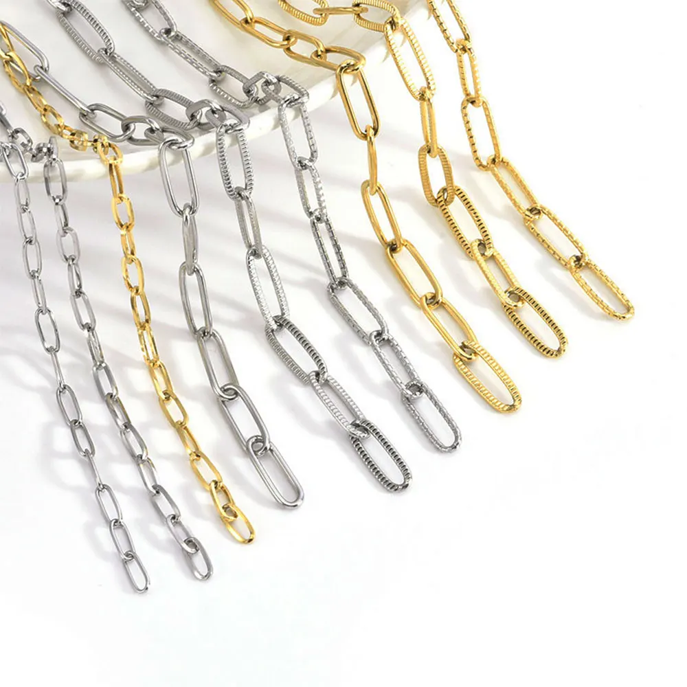 

Плоские и круглые Звенья из нержавеющей стали, длина 1 м