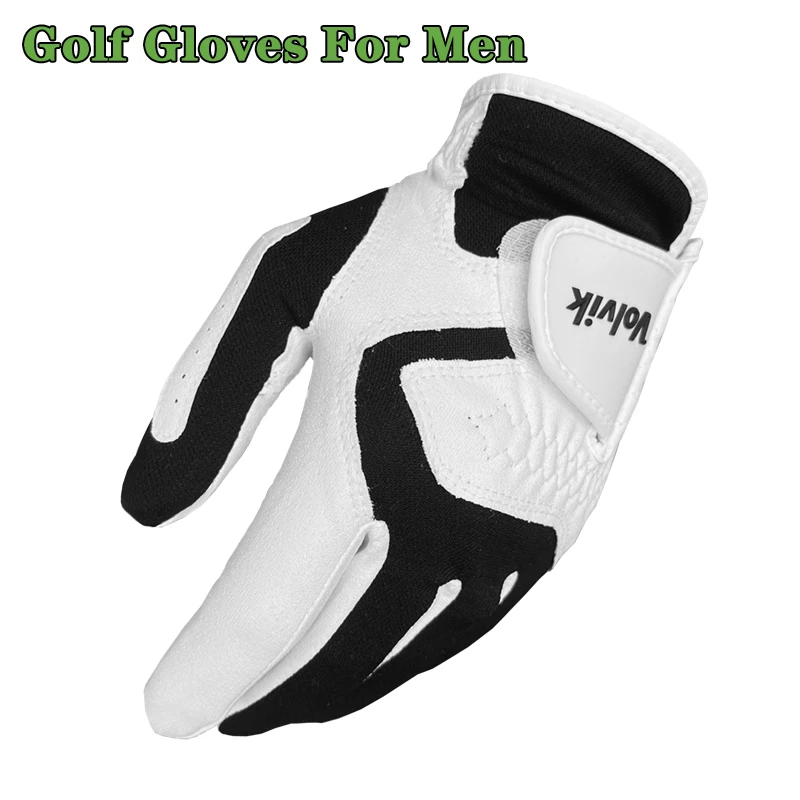 New Korea Brand Golf Gloves Men fabric Gloves Confortable Breathable Soft Sports Outdoor Gloves Left hand Single packing