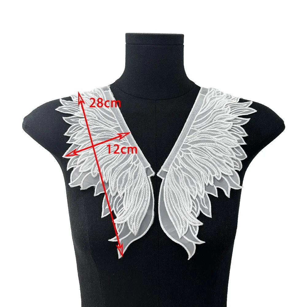 Женская Рубашка Из Органзы С Кружевным Воротником И Вышивкой Двухслойная