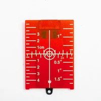 1pc 11 5cmx7 4cm laser target card plate for greenred laser level suitable for line lasers can be hanging on wall and floor