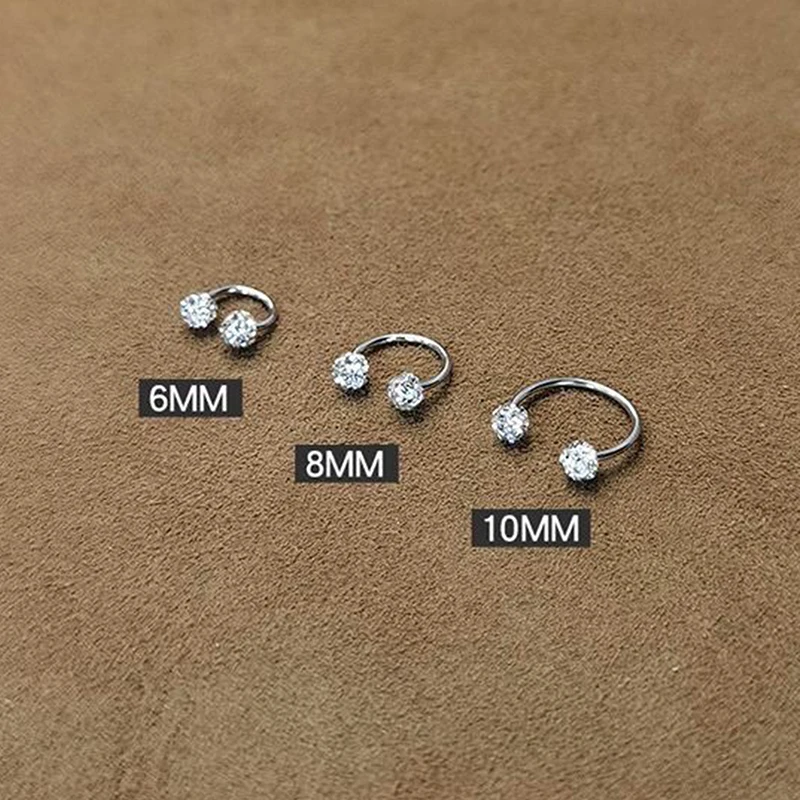 Модные блестящие бриллиантовые шарики для ушей ювелирные изделия ногтей