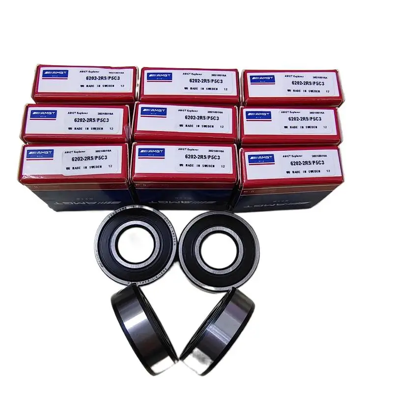 10 шт. высокопроизводительные шарикоподшипники AMGT P5 6200 2rs металлическое